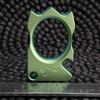 Griffworx/Carver Knife Co. Titanium Scalper V2 Green Anodized