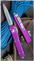 Microtech Ultratech 122-10APVI Apocalyptic Blade Violet Handle