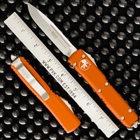 Microtech Ultratech S/E 121-4OR Satin Blade Red Handle