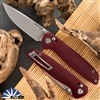 Tactile Knife Co. Maverick MagnaCut Crossbar Lock Red G-10