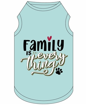 family is everything dog shirt