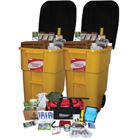 Stay prepared with these 2 large bins with first aid supplies for 100 people.