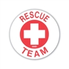 Hard Hat Emblem Rescue Team