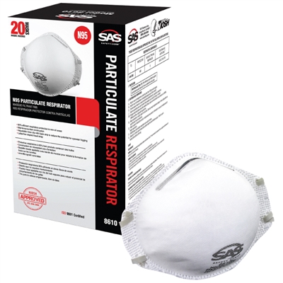 N95 Particulate Respirators 20 Pack