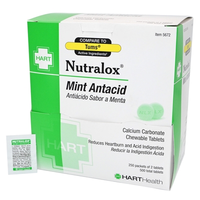 Mint Antacid Chewable Tablets - 500 Pack