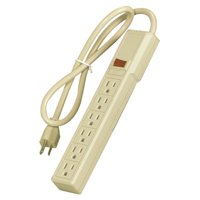 Power Strip with 6 Outlets
