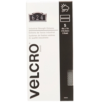 VELCRO Brand Self Adhesive Fastener - Titanium - 1" x4"