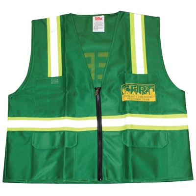 Deluxe CERT Vest with Reflective Stripes - Large