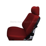 1985 Mercedes SL Roadster Red Vinyl Seat Kit Replacement Style 2