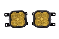 Diode Dynamics SS3 LED Yellow Fog Light Kit for '21+ Ford Bronco (w/ Standard Bumper)