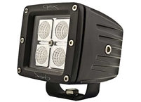 Hella Optilux Cube 4 LED Driving Lights, PR w/harness, relay & switch