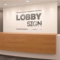 Dimensional Letters Custom Office Lobby Sign Kit
