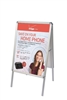 A-Frame Snap-Open Sidewalk Poster Stand - Stand Only