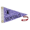 12in x 8in Polyester Pennant Double-Sided Flag