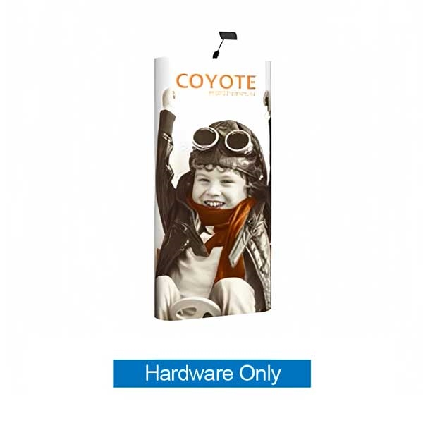 3ft x 8ft Coyote Straight Floor Display | Hardware Only
