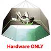10ft x 5ft Hexagon Formulate Master Hanging Trade Show Sign | Display Hardware Only