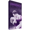 5ft x 10ft Embrace Extra Tall Push-Fit  with Single-Sided Full Fitted Graphic. Portable tabletop displays and exhibits.