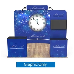 10ft x 10ft Trade Show Booth Kit 26 | Single-Sided Graphic Only