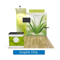 10ft x 10ft Trade Show Booth Kit 16 | Single-Sided Graphic Only