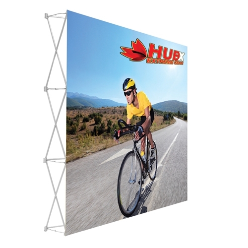 8ft x 8ft Straight RPL Fabric Pop Up Display Single Sided NO Endcaps is the inlightin version of our Ready Pop Fabric Pop Up Display. Still and awesome eye-catcher at your next trade show, the inLitein version comes with a very attractive price!