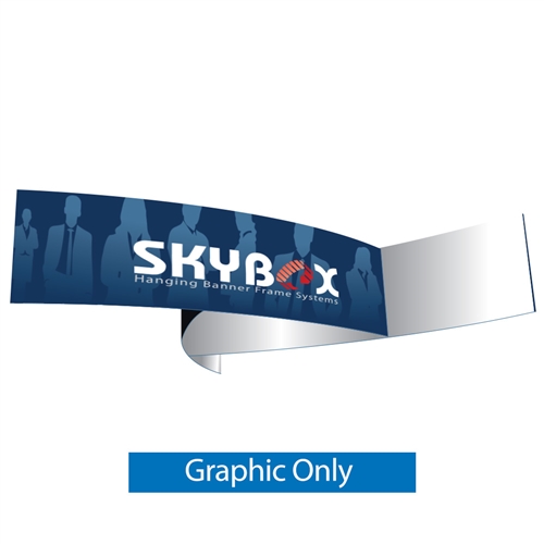 10ft x 36in Pinwheel Skybox Hanging Banner | Single-Sided Graphic Only