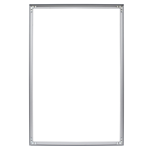 5ft x 4ft Aspen Slim Fabric Frame  (Frame Only) a classic in the Resort Extrusion collection. Aspen SEG Fabric Frame can be use in  Retail Stores, Malls, Kiosks, Restaurants, Art Galleries, Grand Openings, Trade Shows, Offices, Showrooms
