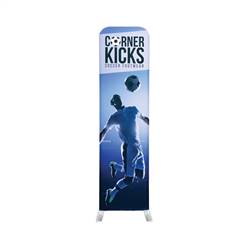 3ft x 7.5ft EZ Stand Tension Fabric Display | Double-Sided Print