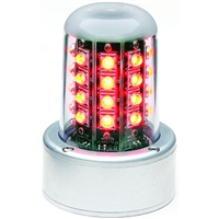 Whelen 01-0771080-07 Model 7108007 LED 28V Red Beacon (3.75"Adapt, MSConn, Upper)