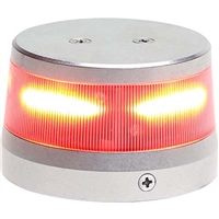 Whelen 01-0772010-50 Model OR36R1N Red LED 14V Beacon (2.6" Base)