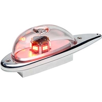 Whelen 01-0790724-16 Model 9072416 Red LED 28V Anti-Collision Light (Upper 5 Hole Mount) W/ MS27508E10A-5P Connector (9008816)