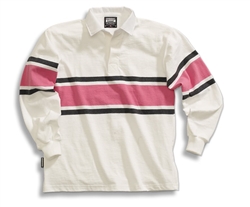 Barbarian Casual White / Coal / Pink Acadia Stripe