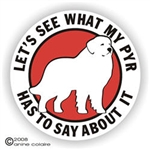 Great Pyrenees Decal