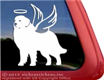 Custom Memorial Great Pyrenees Dog Angel Car Truck RV Window Decal Sticker
