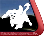 Custom Jumping Cavalier King Charles Spaniel Dog Car Truck RV Window Decal Sticker