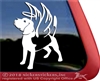 Custom Beagle Angel Memorial Dog Car Truck RV Window Decal Sticker