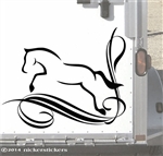 Custom Hunter Jumper Horse Trailer RV Truck Car Window Decal Sticker
