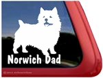 Norwich Terrier Window Decal