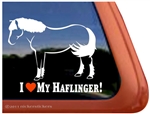 Haflinger Window Decal