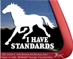 Standardbred Horse Trailer Car Truck RV Window Decal Sticker
