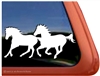 Galloping Horses Trailer Window Decal