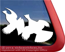 Grouse Bird Dog Gun Dog Truck Car RV Window Decal Sticker