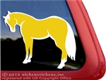 Palomino  Quarter Horse Trailer Car Truck RV Window Decal Sticker