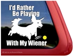 Wiener Dog Dachshund Car Truck RV Window Decal Sticker