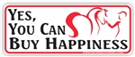 Buy Happiness Bumper Sticker