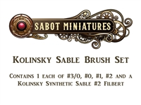 SABOT Miniatures Brush Set