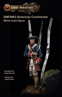 Continental Infantryman, 1780, 90mm resin full figure kit