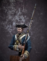 Continental Infantryman, American War for Independence, 1/12 scale Bust