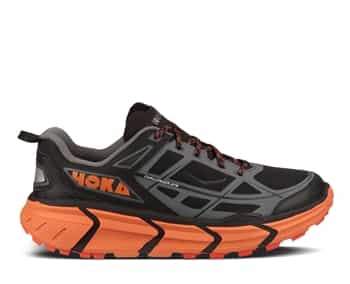 Mens Hoka CHALLENGER ATR Trail Running Shoes - Black / Burnt Orange