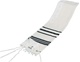 Traditional Wool Tallit - Prayer Shawl with Black, Blue or White Stripes