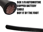SGX 1/0 AUTOMOTIVE BATTERY STARTER WIRE BLACK